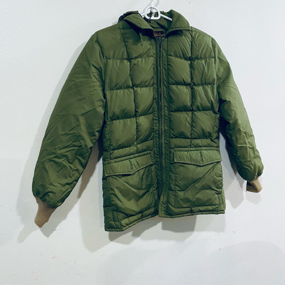 Eddie Bauer Size 14 Vintage Green Coat